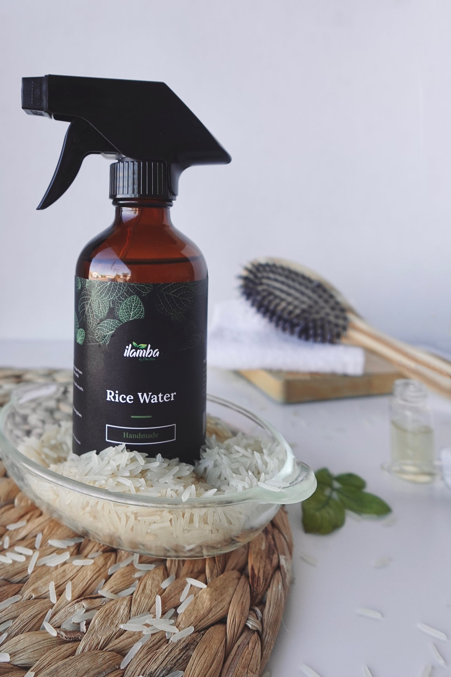 rice water spray for hair
