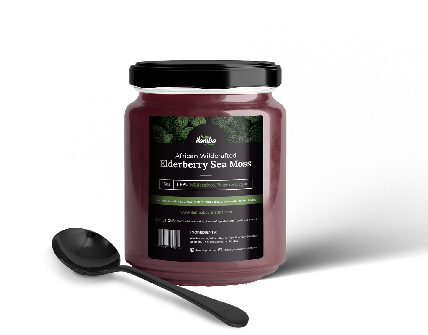 Elderberry Sea Moss Gel 16oz