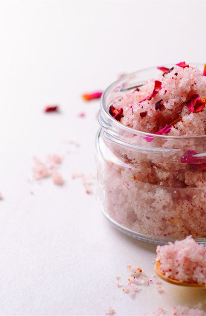 rose sugar scrub