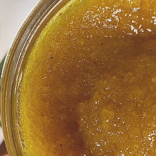 turmeric and sugar scrub