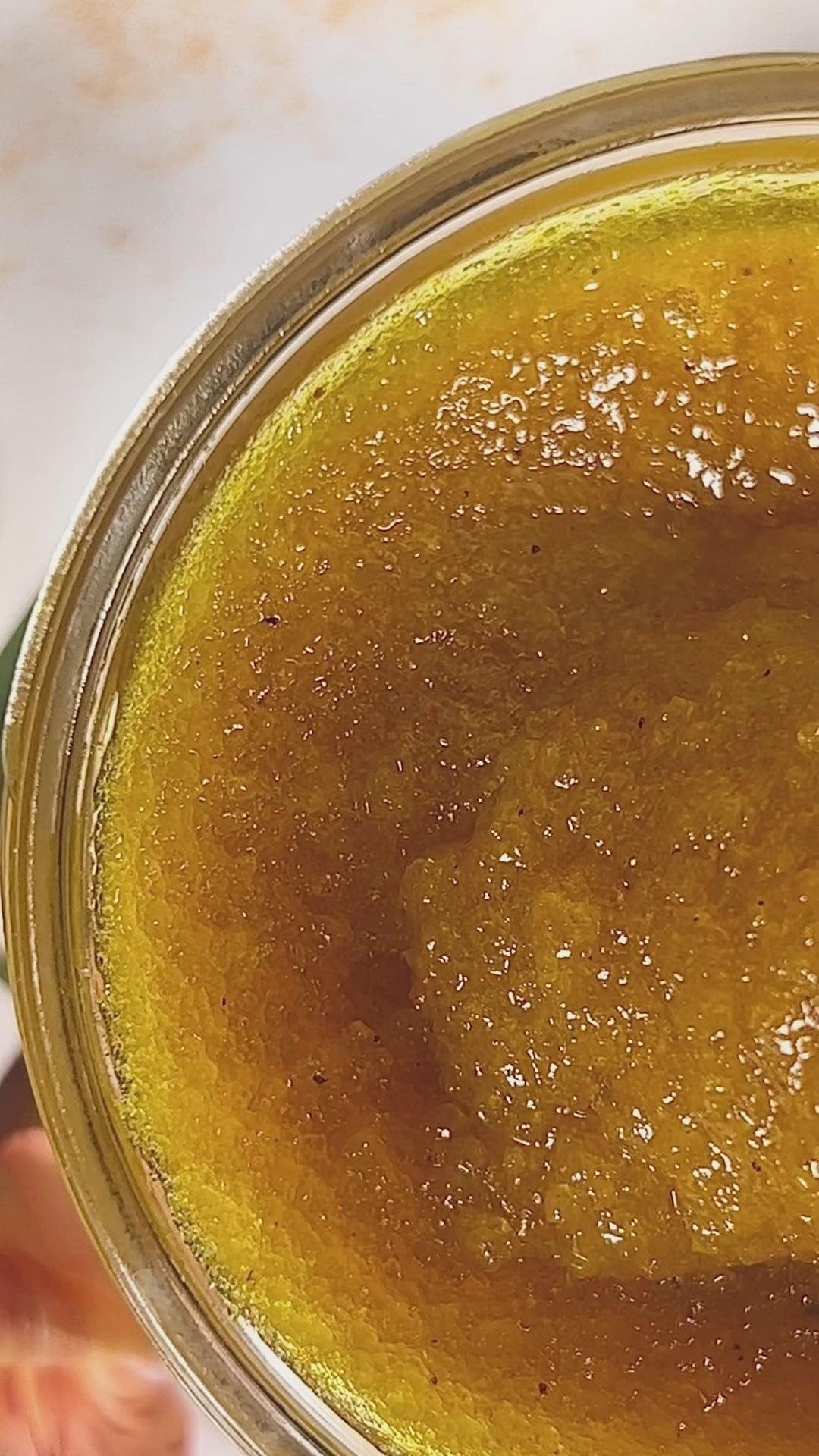 turmeric and sugar scrub