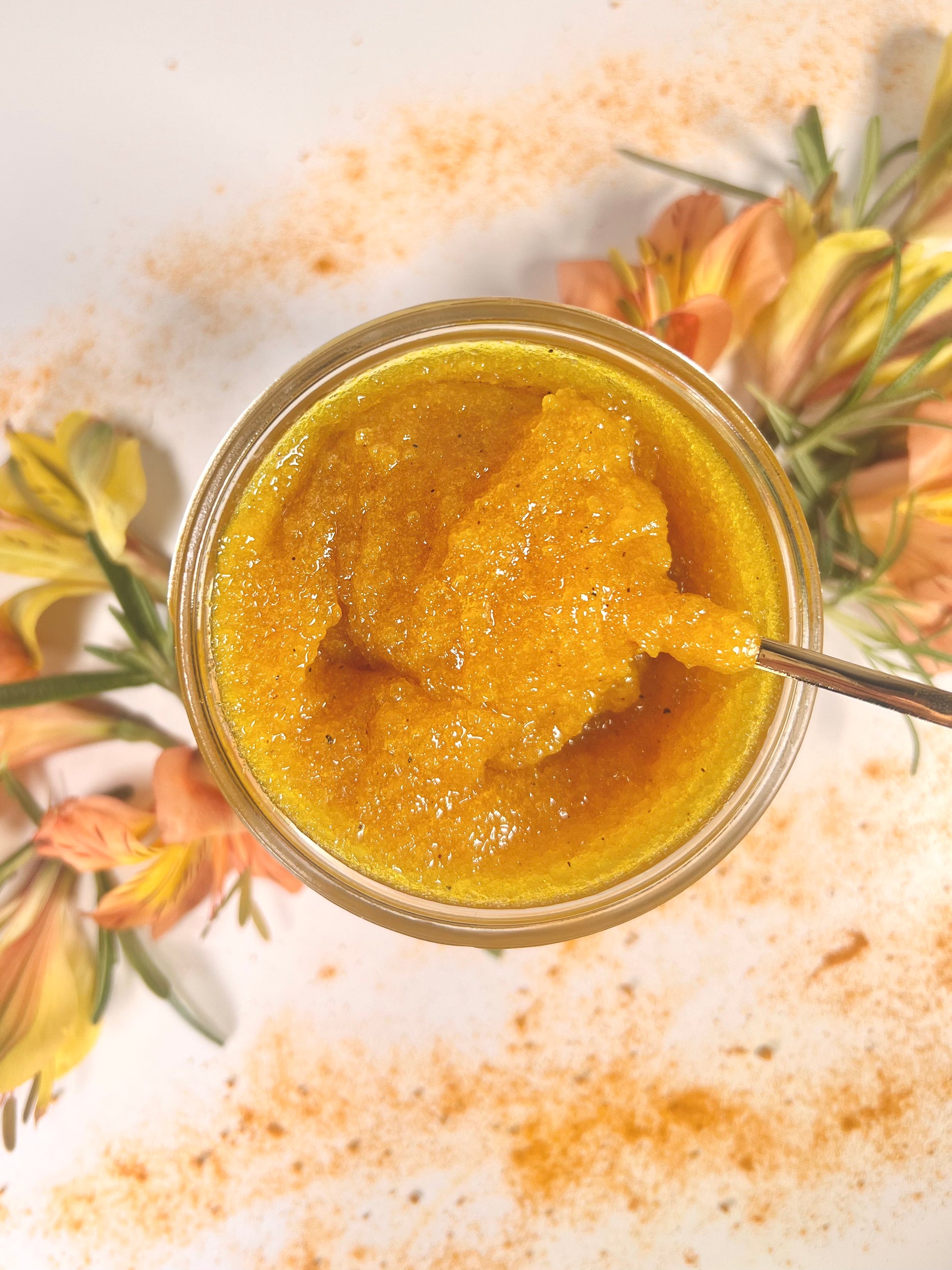 turmeric sugar scrub